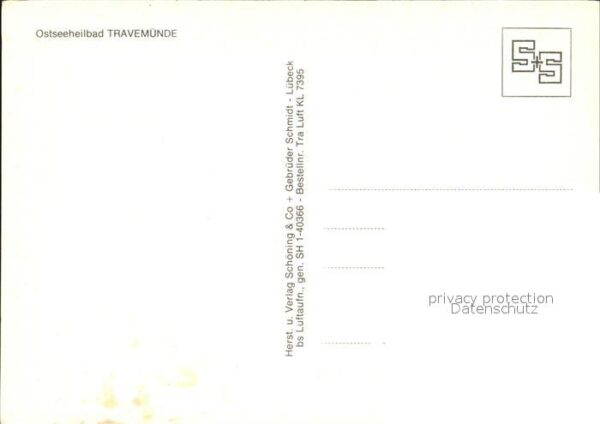 Travemuende Ostseebad Fliegeraufnahme Hotel Maritim Segelschu – Bild 2