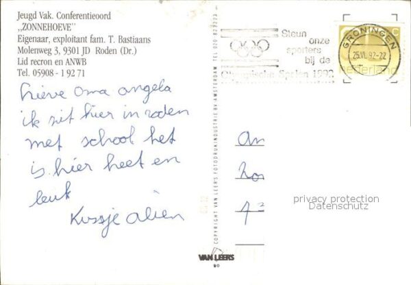 Roden Netherlands Jeugd Vak Converentieoord Zonnehoeve – Bild 2