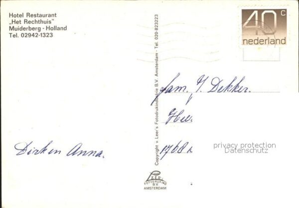 Muiderberg Hotel Restaurant Het Rechthuis – Bild 2