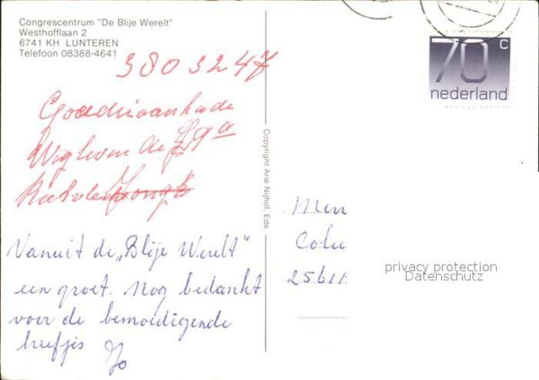 Lunteren Congrescentrum De Blije Werelt Terrasse – Bild 2