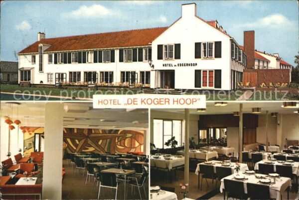 De Koog Hotel De Kooger Hoop Saal Gastraum