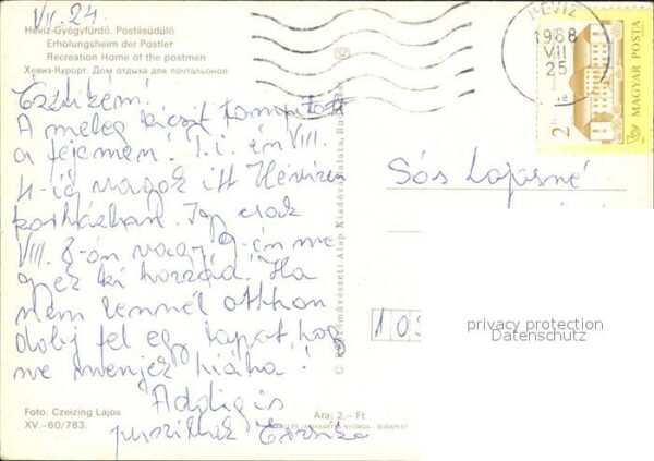 Heviz Postler Erholungsheim – Bild 2