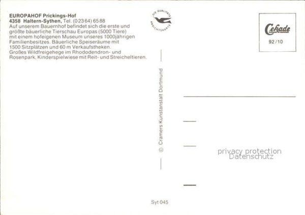 Sythen Europahof Prinkings Hof Tierschau Bäuer – Bild 2