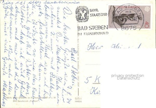Bad Steben BfA Sanatorium Franken – Bild 2