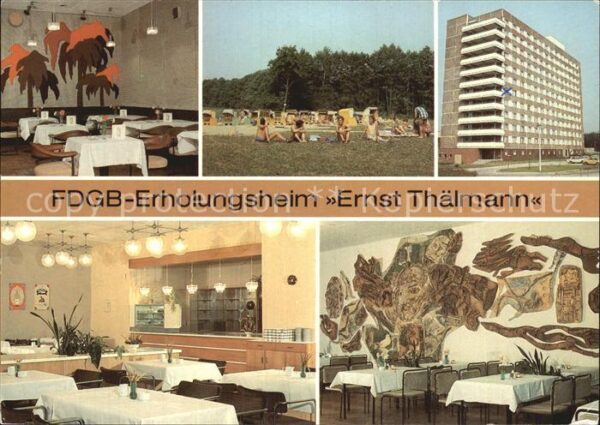 Rheinsberg FDGB Erholungsheim Thälmann Bar Strand