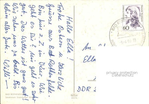 Bad Rothenfelde Sanatorium Teutoburger Wald – Bild 2