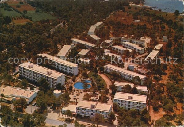 Santa Eulalia del Rio Urbanizacion Cala Pada Vista aerea