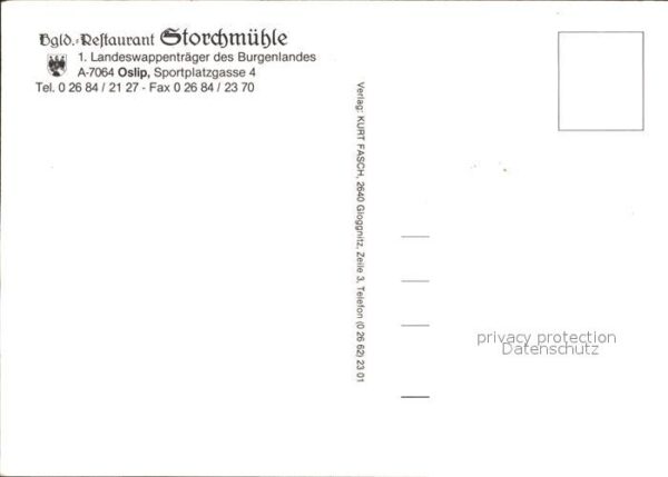 Oslip Burgenland Restaurant Storchmühle Gastr – Bild 2