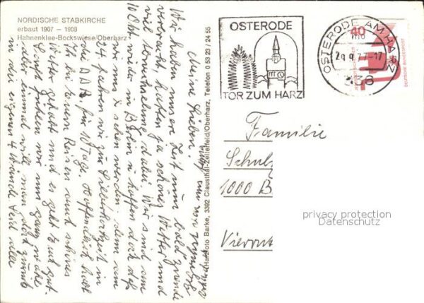 Hahnenklee-Bockswiese Harz Nordische Stabkirche Fliegeraufnahme – Bild 2