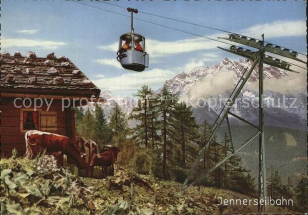 Berchtesgaden Innerseilbahn Spinnerkaser Watzmann
