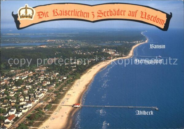 Usedom Kaiserliche drei Seebäder Bansin Hering
