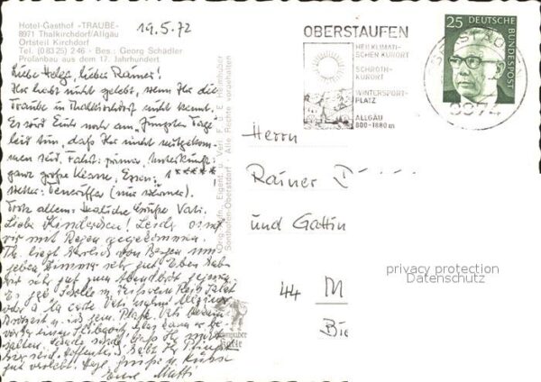 Thalkirchdorf Hotel Gasthof Traube – Bild 2