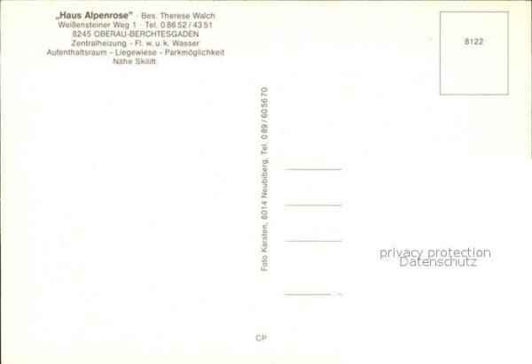 Oberau Berchtesgaden Haus Alpenrose – Bild 2