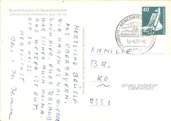 Benediktbeuern Benediktenwand Kloster – Bild 2