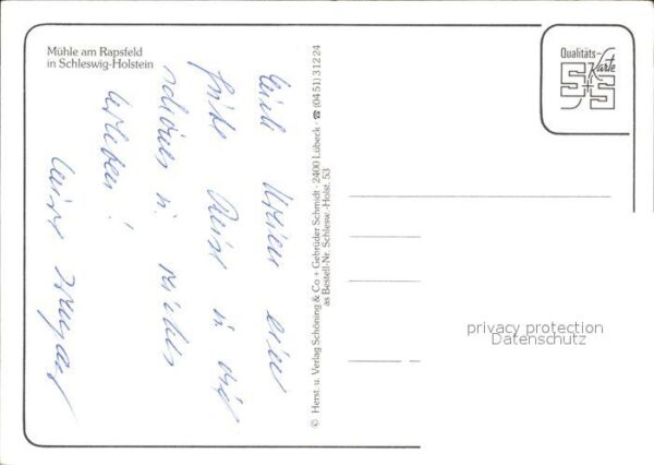 Schleswig Holstein Mühle Rapsfeld – Bild 2