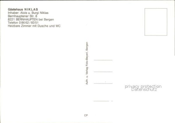 Bernhaupten Gästehaus Niklas – Bild 2