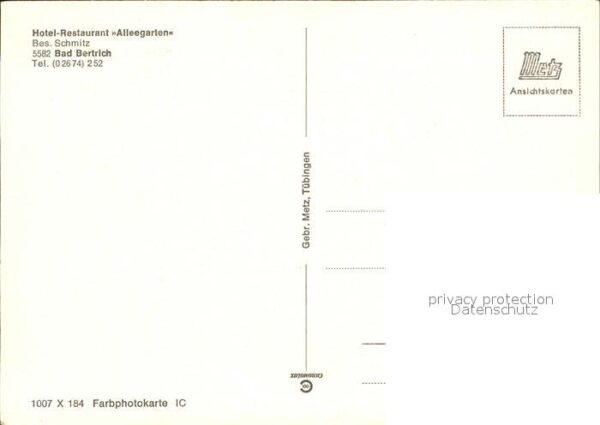 Bad Bertrich Hotel Restaurant Alleegarten – Bild 2