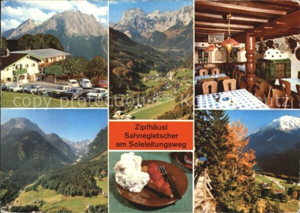 Ramsau Berchtesgaden Zipfhäusl Sahnegletscher Soleleitungswe
