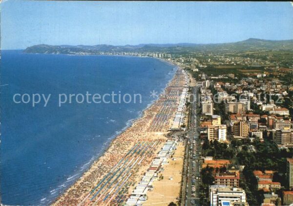 Riccione Panorama Luftbild Strand