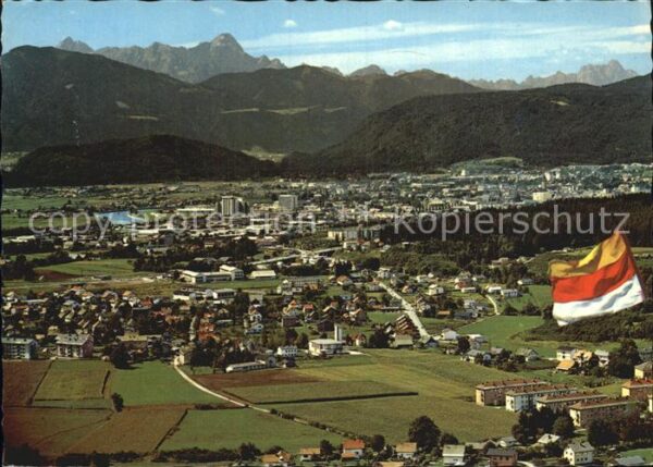 Villach Kaernten Draustadt Mangart Julische Alpen Landsk