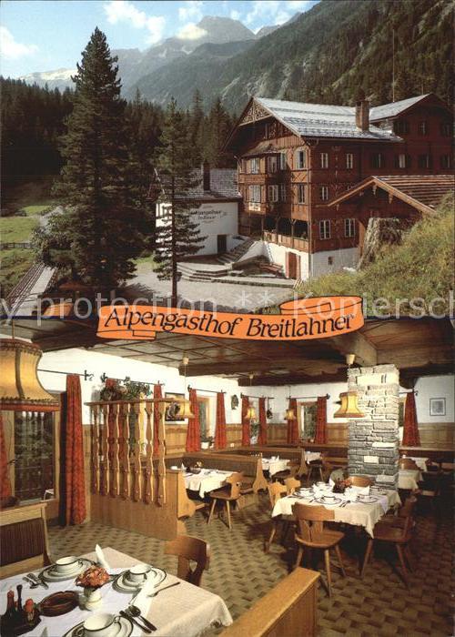 Zillertal Tirol Alpengasthof Breitlahner