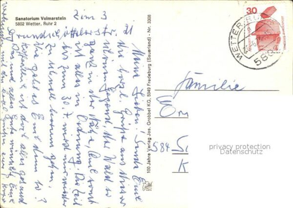 Wetter Ruhr Sanatorium Volmarstein – Bild 2