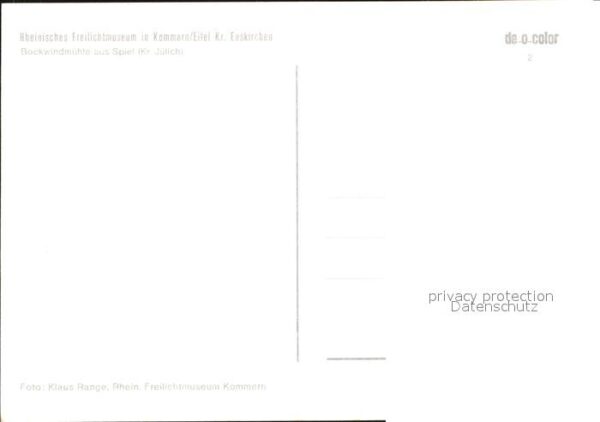 Kommern Mechernich Rheinisches Freilichtmuseum Bockwindmüh – Bild 2