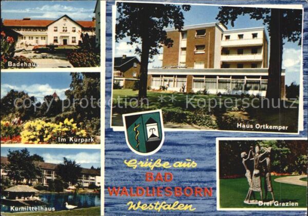 Waldliesborn Bad Badehaus Haus Ortkemper Drei Grazien Ku
