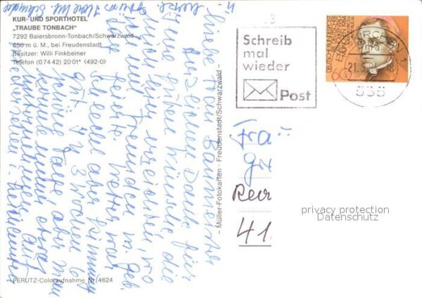 Baiersbronn Schwarzwald Sporthotel Traube Tonbach – Bild 2
