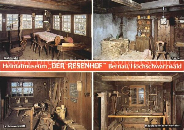 Bernau Schwarzwald Heimatmuseum Der Resenhof Wohnstube Küc