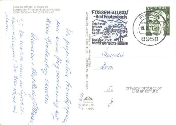 Steinach Pfronten Bergstation Berghotel Breitenberg – Bild 2