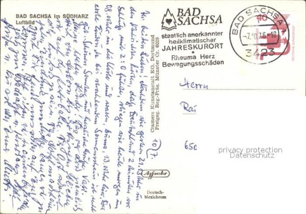 Bad Sachsa Harz Luftbild – Bild 2