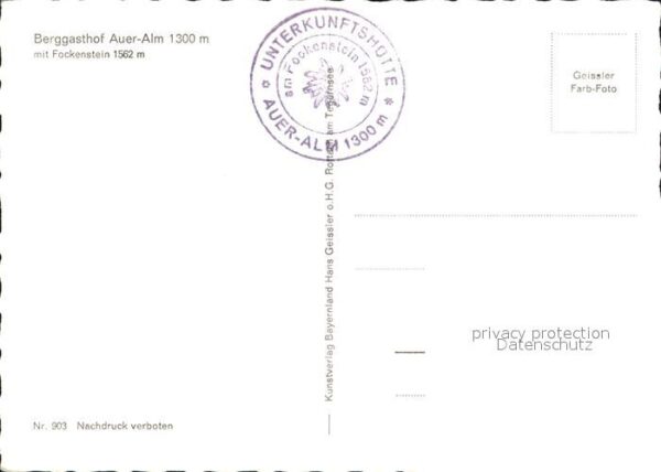 Auer-Alm Berggasthof Fockenstein – Bild 2