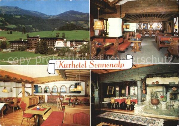 Sonthofen Oberallgaeu Kurhotel Sonnenalp