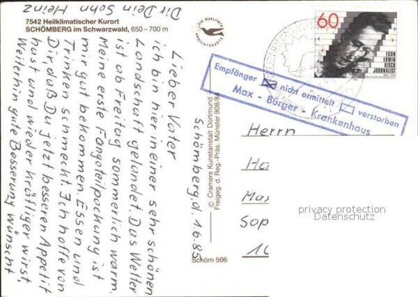 Schoemberg Freudenstadt Kurort Luftbild – Bild 2