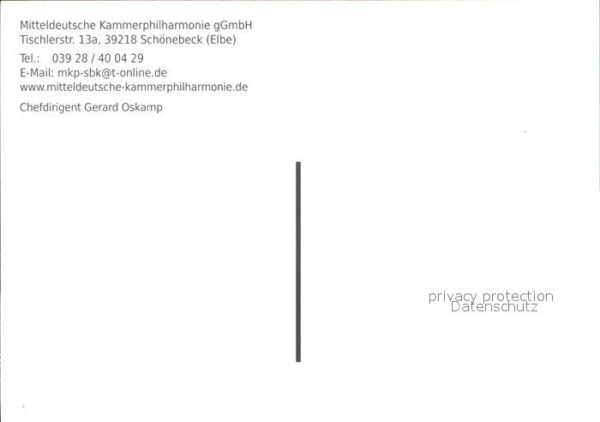 Schoenebeck Elbe Mitteldeutsche Kammerphilharmonie – Bild 2
