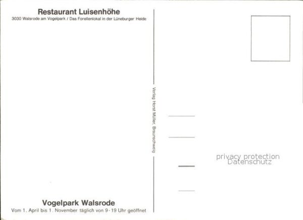 Walsrode Lueneburger Heide Vogelpark Restaurant Luisenhöhe – Bild 2