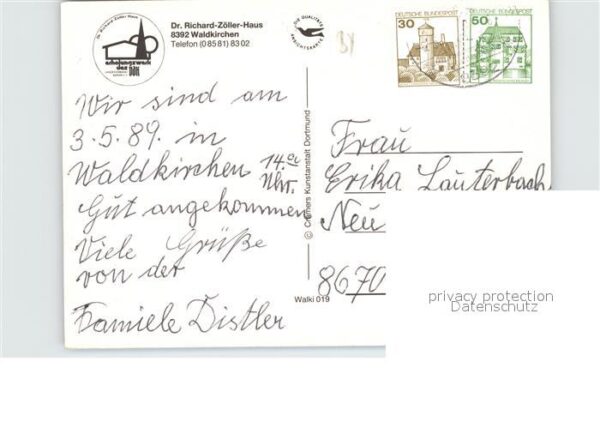 Waldkirchen Niederbayern Doktor Richard Zöller Haus – Bild 2