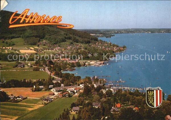 Attersee Fliegeraufnahme