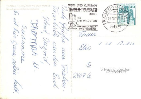 Traben-Trarbach Moselbrücke und Brückenschänke – Bild 2