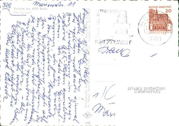 Bad Pyrmont Kurheim der AOK Berlin Fliegeraufnahme – Bild 2