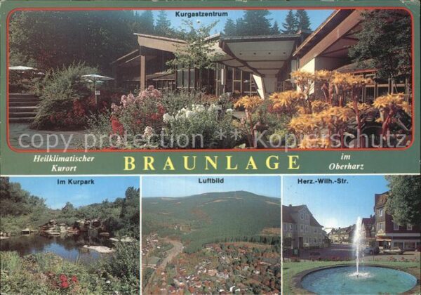 Braunlage Kurgastzentrum Fliegeraufnahme Kurpark