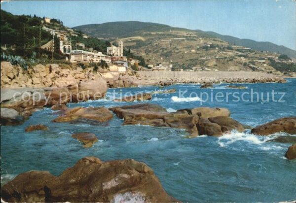 Bordighera Partie am Wasser