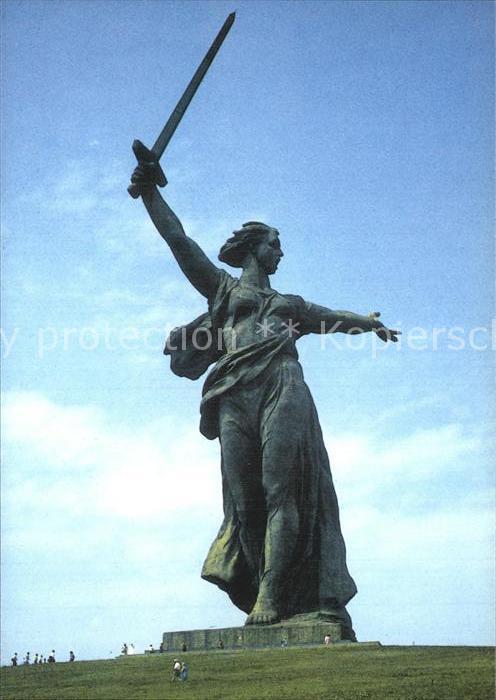 Wolgograd Denkmal Frau mit Schwert DerTour Wolga-