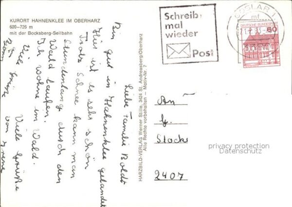 Hahnenklee-Bockswiese Harz mit Bocksberg Seilbahn – Bild 2