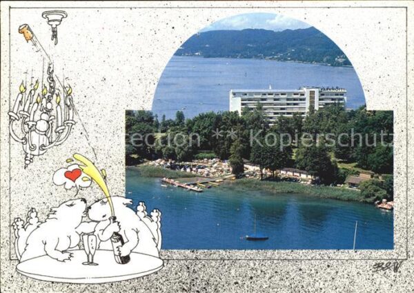 Velden Woerthersee P?rtschach Parkhotel Fliegeraufnahme