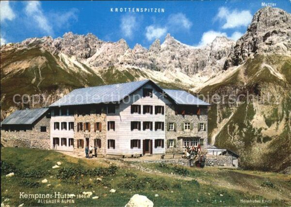 Kempten Allgaeu Kemptenhütte Krottenspitzen