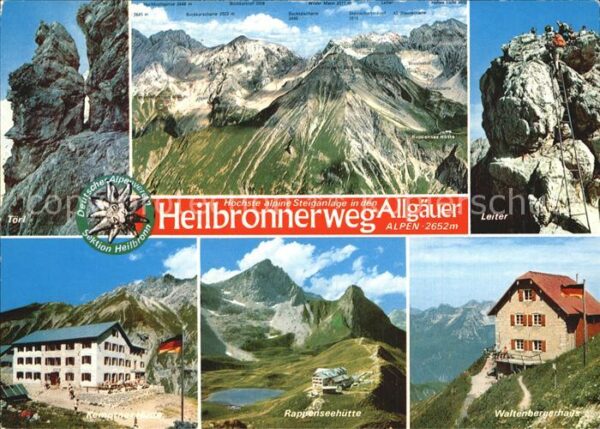 Oberstdorf Heilbronnerweg Leiter Törl Rappenseehüt