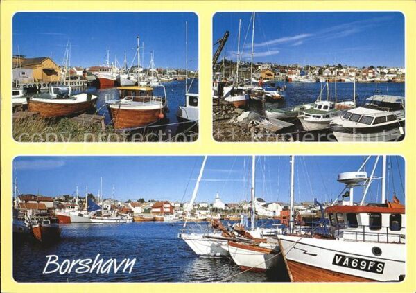 Norge Norwegen Borshamn Hafen