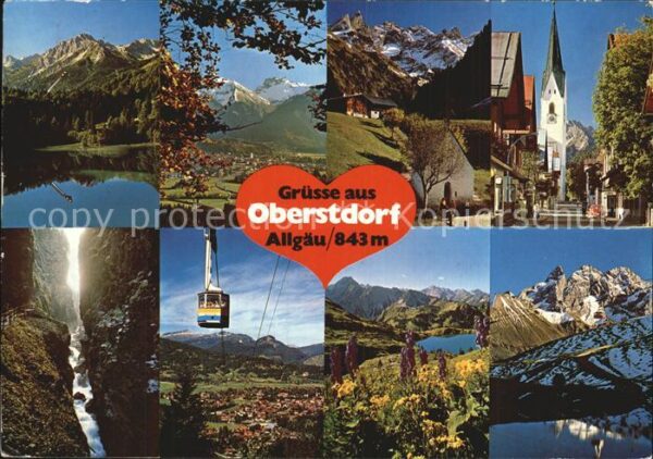 Oberstdorf Freibergsee Skiflugschanze Einödsbach B